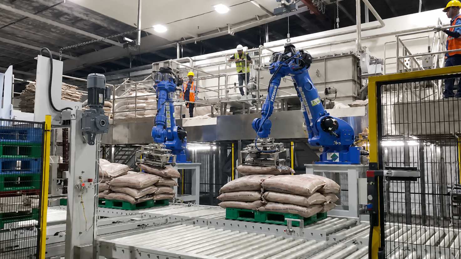 FMCG end-of-line project by Rajdeep Automation